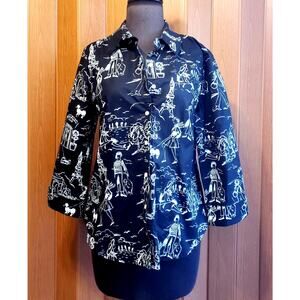 Stonebridge size 10P black & white Eiffel tower, French Paris top